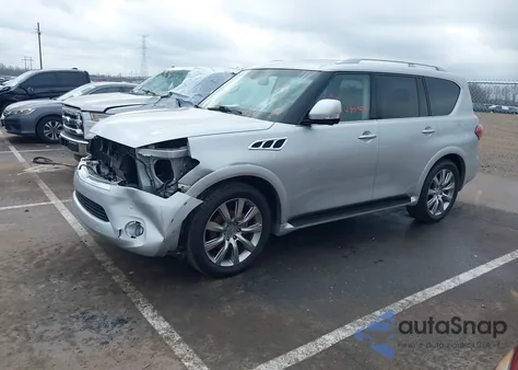 2012 Infiniti Qx56 z USA, uszkodzony, nr VIN JN8AZ2NF1C9519386